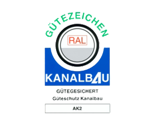 Gütezeichen RAL Kanalbau AK2